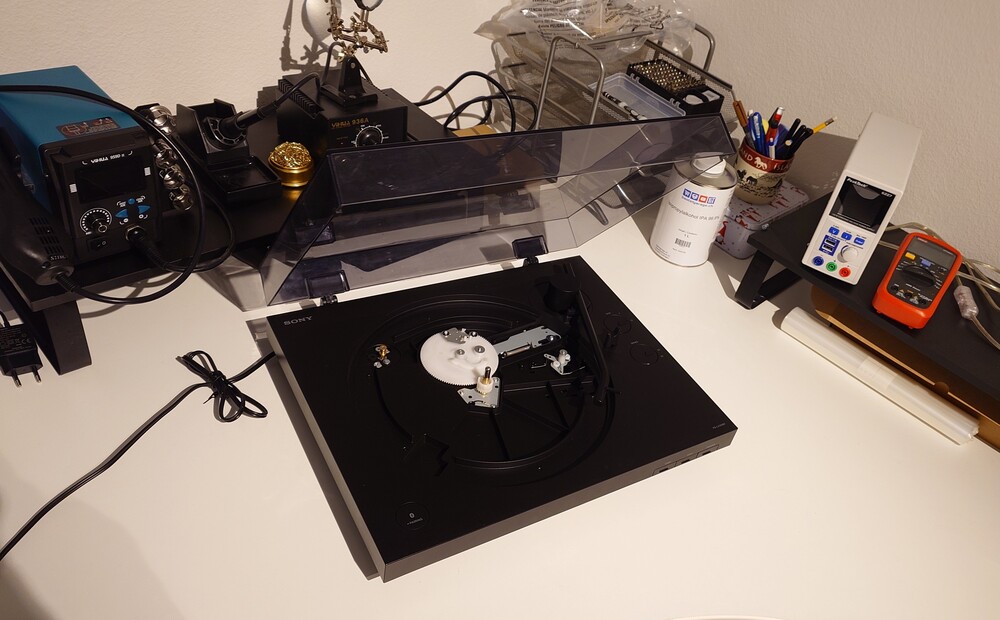 Photograph of the record player